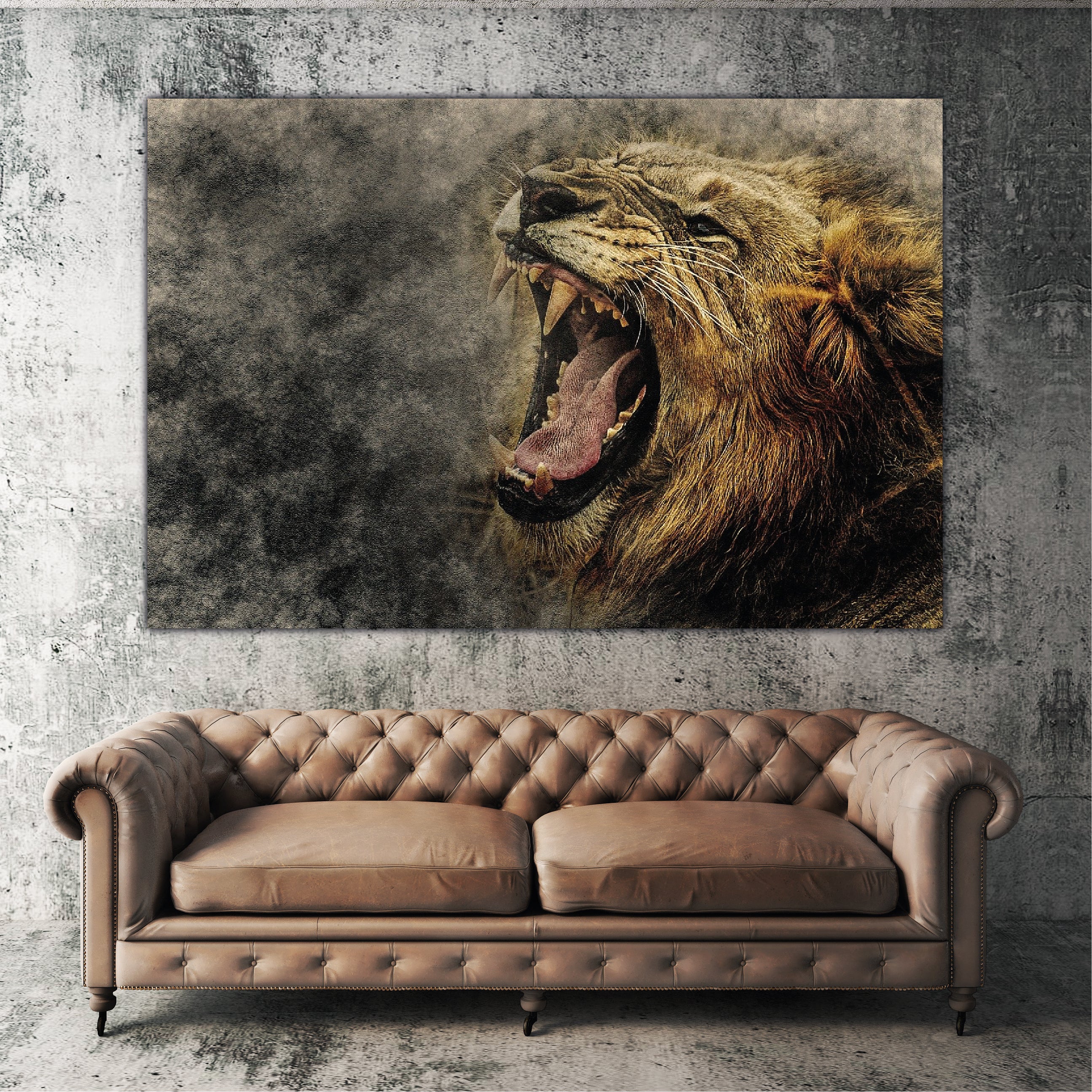 BRUSHED LION ART