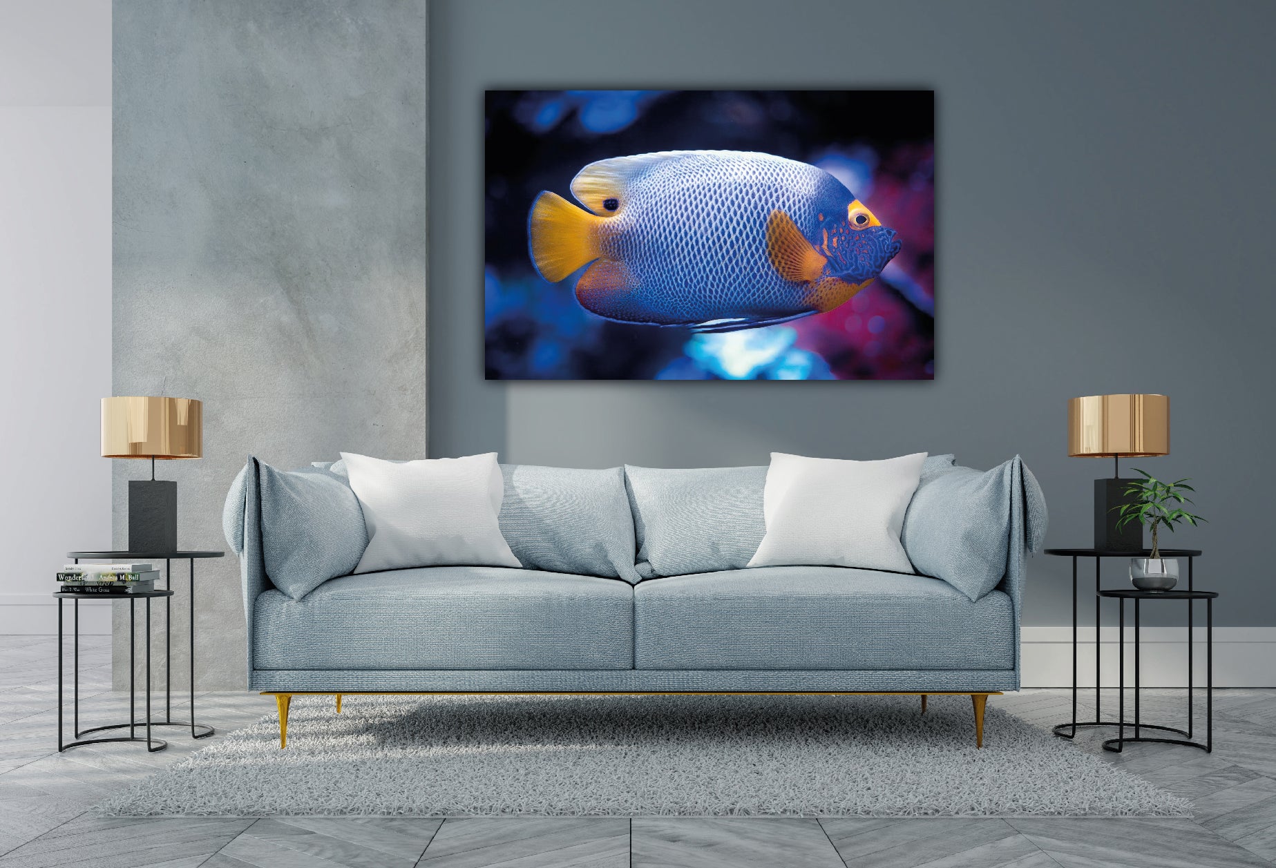 PLEXIGLAS - BLUE FISH | ART