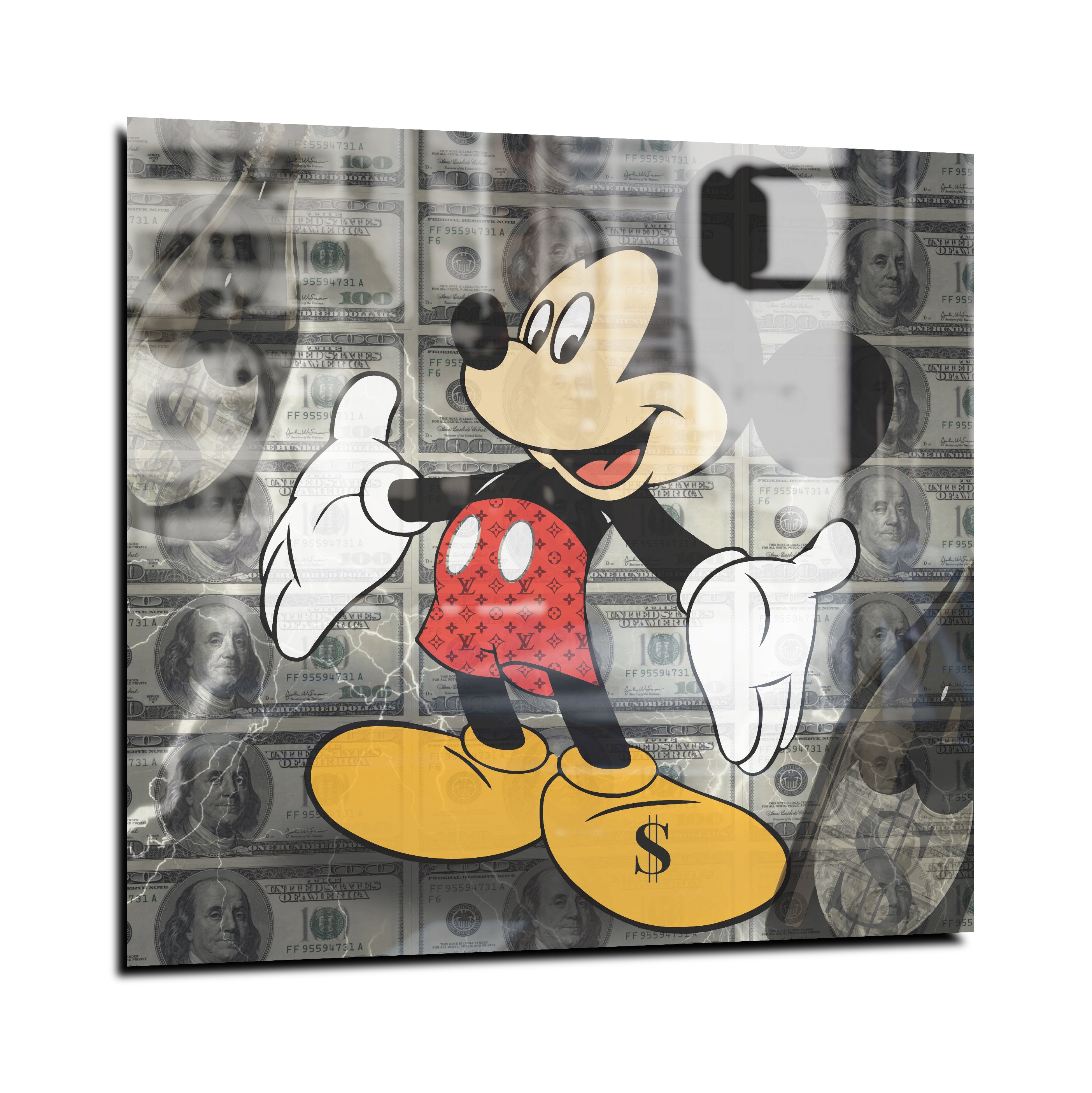 MICKEY MOUSE ARGENT ART
